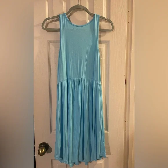 LONGYUAN Summer Dress - Stretchy Sun Dress Tank Dresses with Pockets - Picture 3 of 5